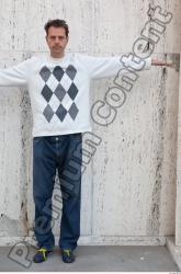 Whole Body Man T poses White Casual Average